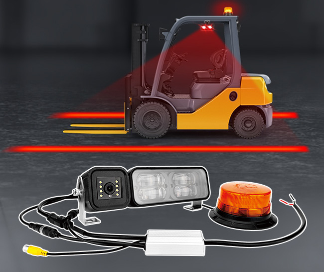 AI ​​Forklift Collision Avoidance And Warning Safety System