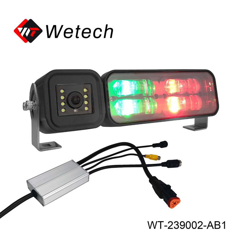 Forklift AI Dangerous Area Red And Green Color Light Blind Spot Proximity Detection Collision System - Wetech