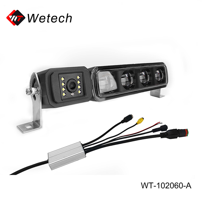 Waterproof AI Dangerous Area Red Blue Green Color Light Blind Spot Proximity Detection Collision System - Wetech