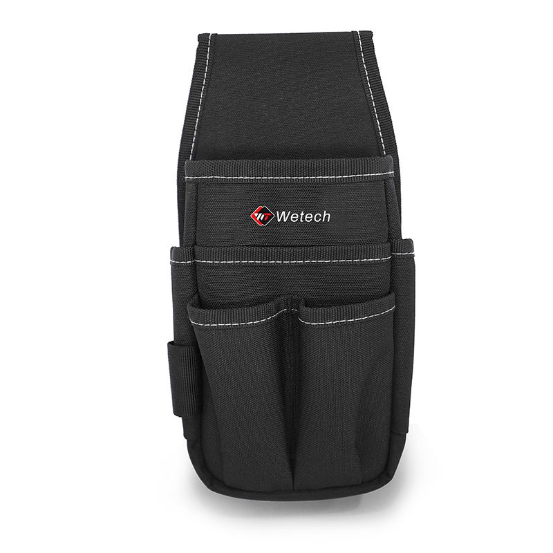Medium Capacity Waterproof Tool Bag Portable Tool Waist Bag Black - Wetech