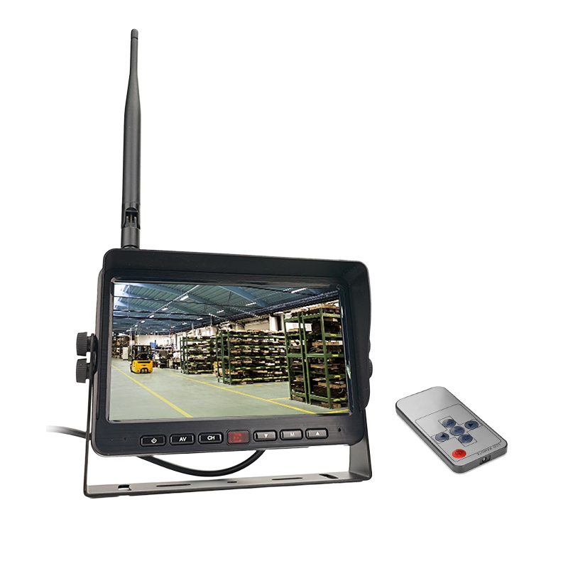 7 Inch AHD 4 Channel Split Screen Wireless Car Cctv Vision Camera Quad Rear View Monitor System - Wetech