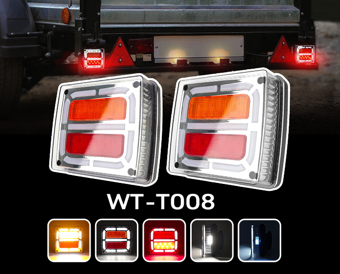 Customized 4.2V Wireless LED Trailer Light Kit WT-T008 E9 Emark Approved