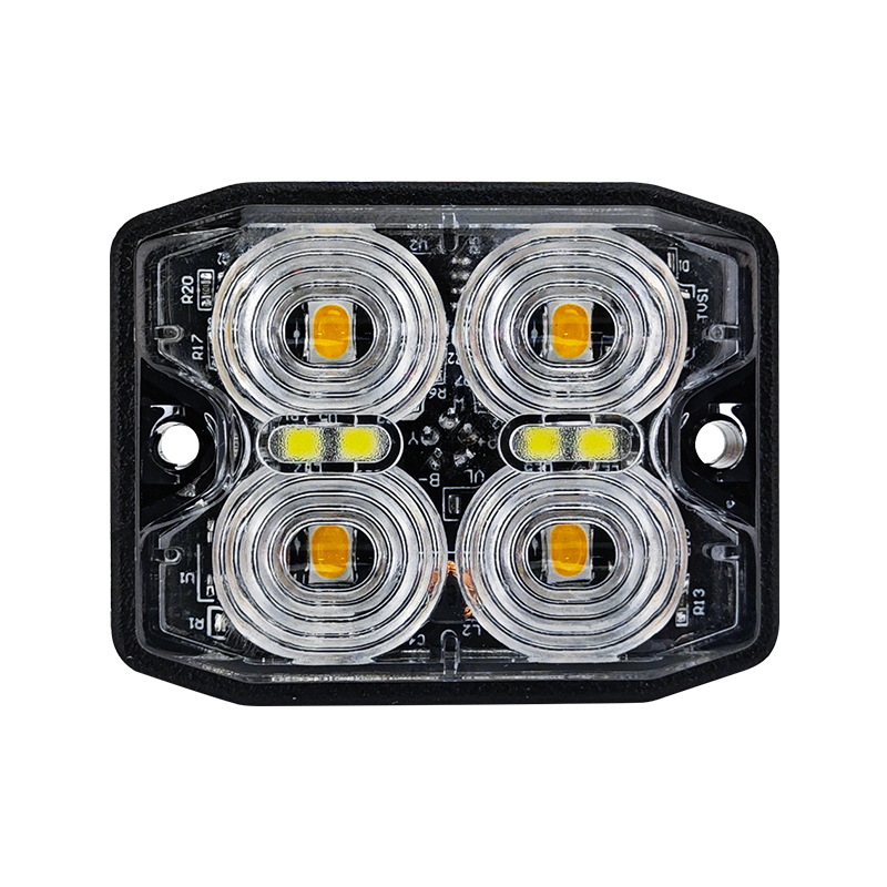 Customized LED Yellow Strobe Light 12/24V Emergency Strobe Lights For Trucks - Wetech