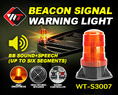Beacon Speaker : Ideal for Factory Equipment, Loading Docks & Facility Security