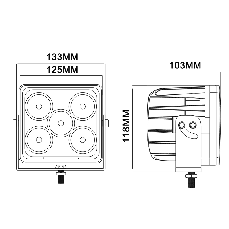 The 50W High-Power LED Mining Light - Wetech