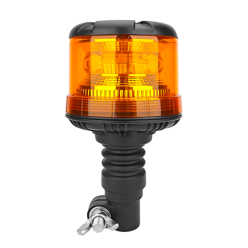 Wide Input Voltage Amber Warning Light with DIN Rail Mount