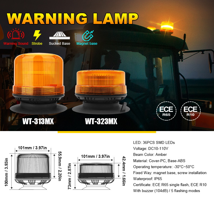 20W High Power LED Signal Beacon Lamp for Long Distance Visibility