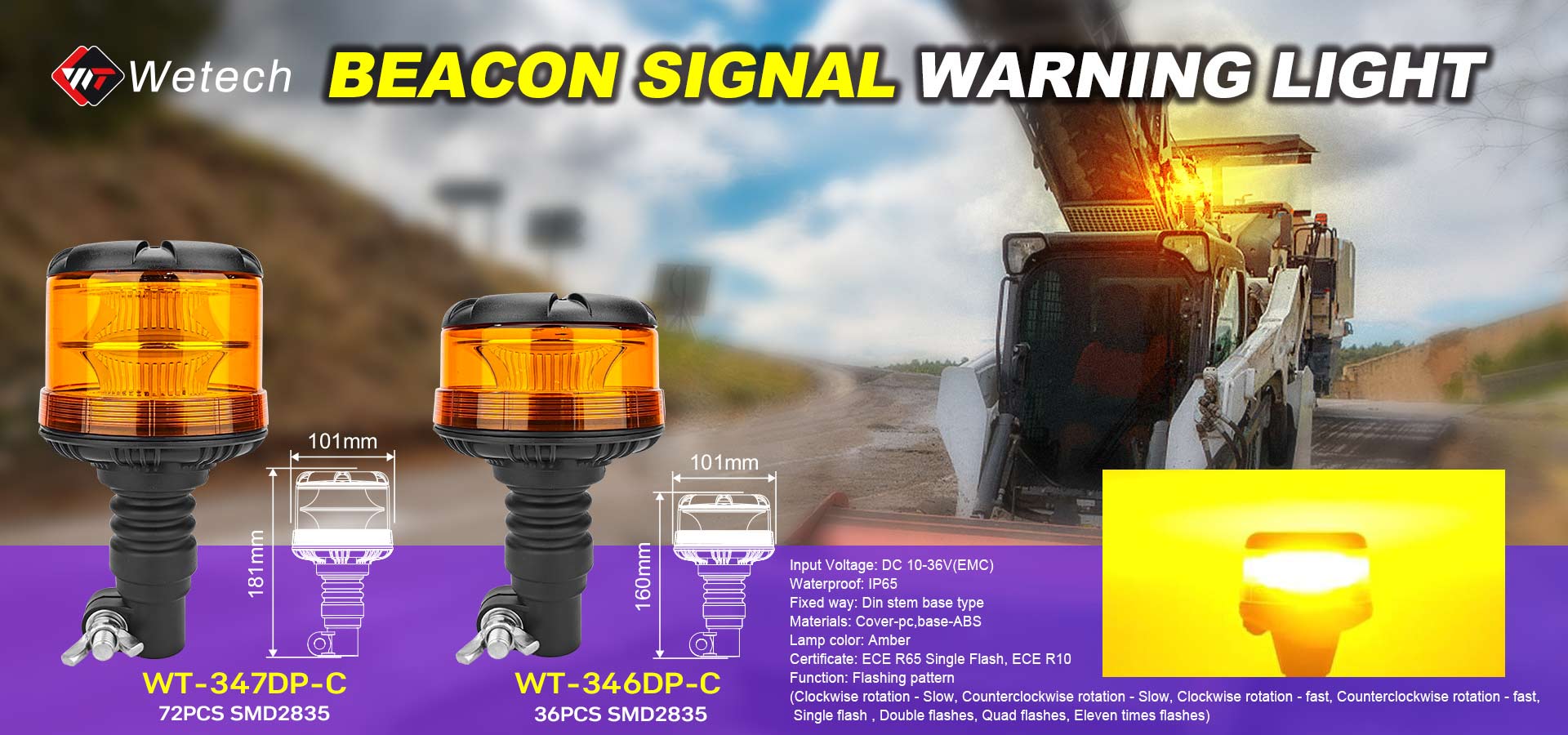 LED Strobe Beacon Lights for Tow Trucks