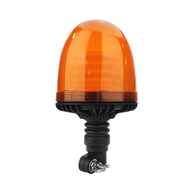 12V 24V LED Beacon Lights With Din Pole Mount For Trucks Tractors Warning - Wetech