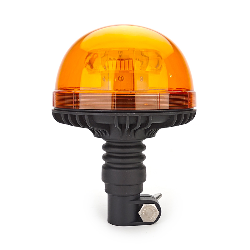 12-36V Din Pole Mount LED Beacon Lamp For Trucks Tractors Warning - Wetech