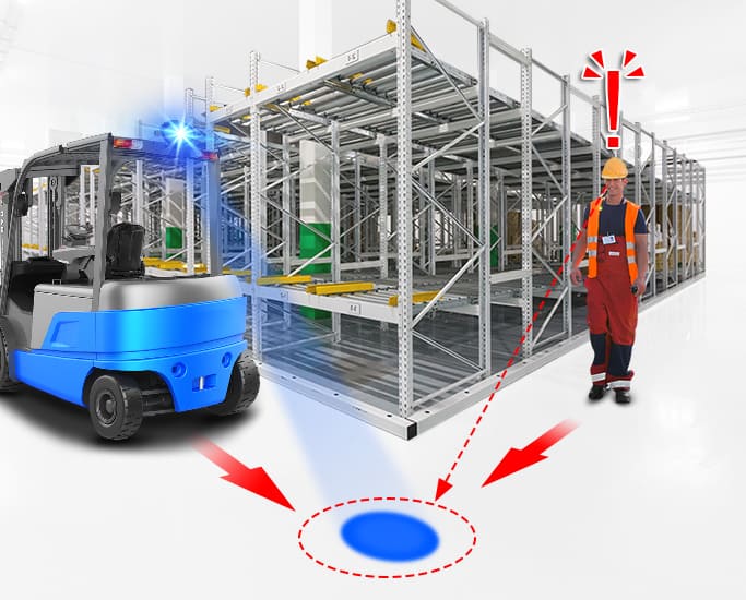 How Forklift Safety Warning Lights Reduce Blind Spots and Collision Risks?