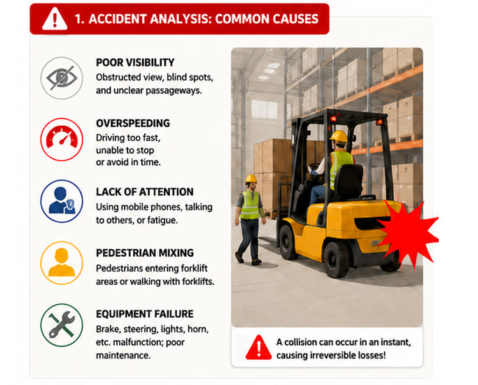 How to Prevent Forklift Collisions: Accident Analysis & Practical Solutions