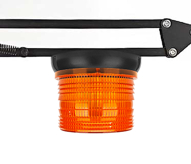 Magnetic base amber LED beacon light with cigarette lighter plug