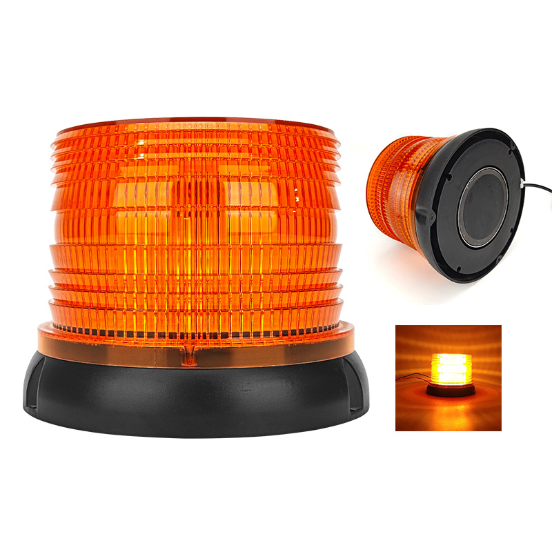 ECE R10 certified amber rotating warning light