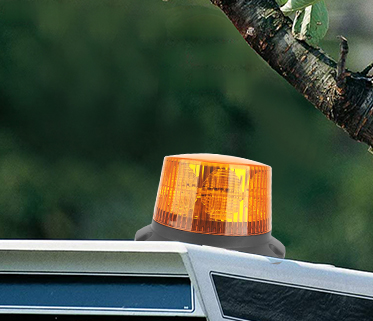 IP67 Amber LED Beacon Light ECE R65 TA1 Approved