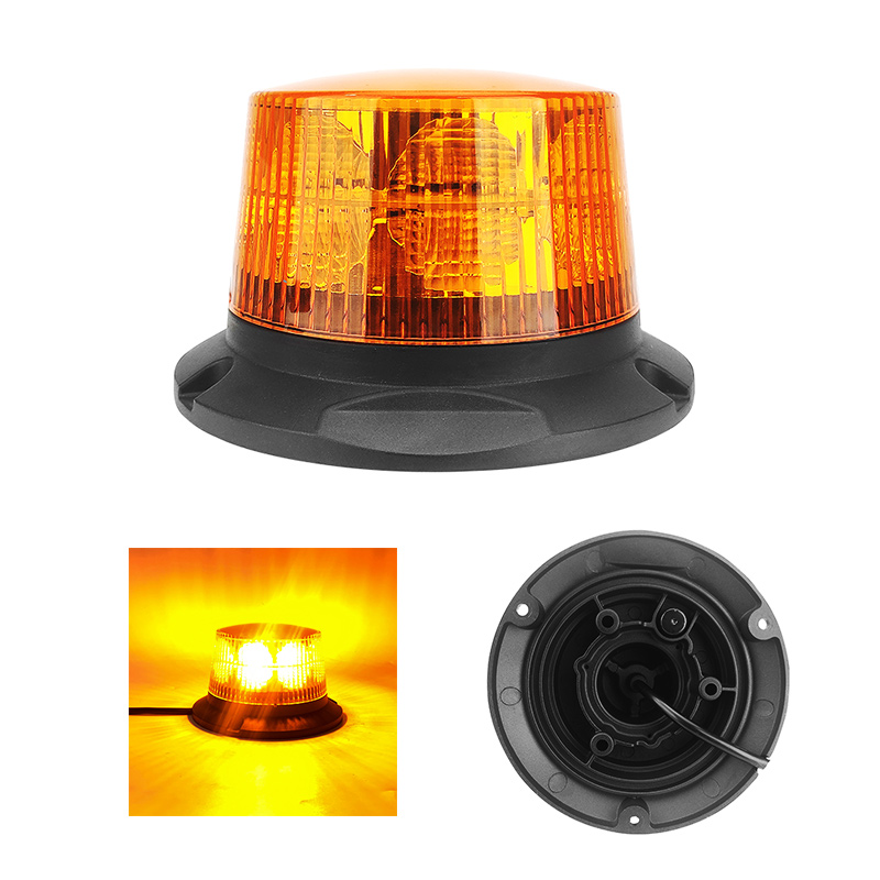 IP67 Waterproof 12-LED Vehicle Amber Strobe Light