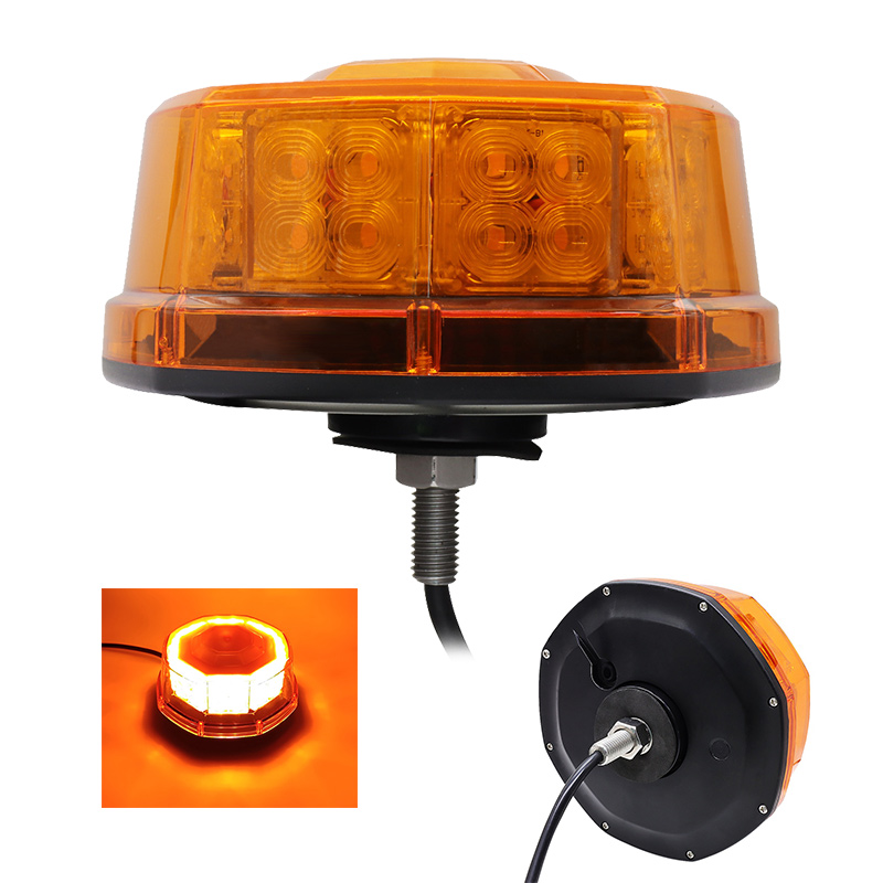Waterproof Amber Magnetic Strobe Light for Construction Trucks