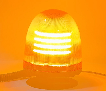 Dustproof LED Beacon Lights With Din Pole Mount For Big Machines