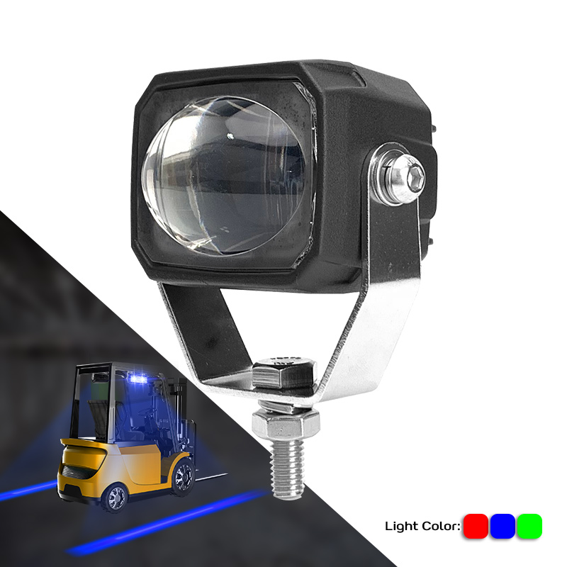 Small forklift safety lights