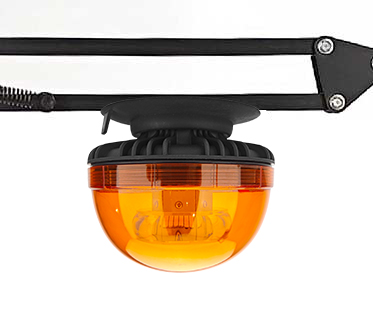 Suction cup mount LED beacon lamp for dashboard DC12V-24V LED Beacon Lights With Din Pole Mount For Trucks