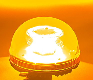 Dustproof LED Beacon Lights With Din Pole Mount For Big Machines