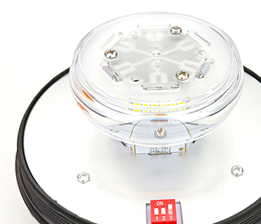 LED Beacon Lights With Heavy Duty Din Pole Mount For Tractors