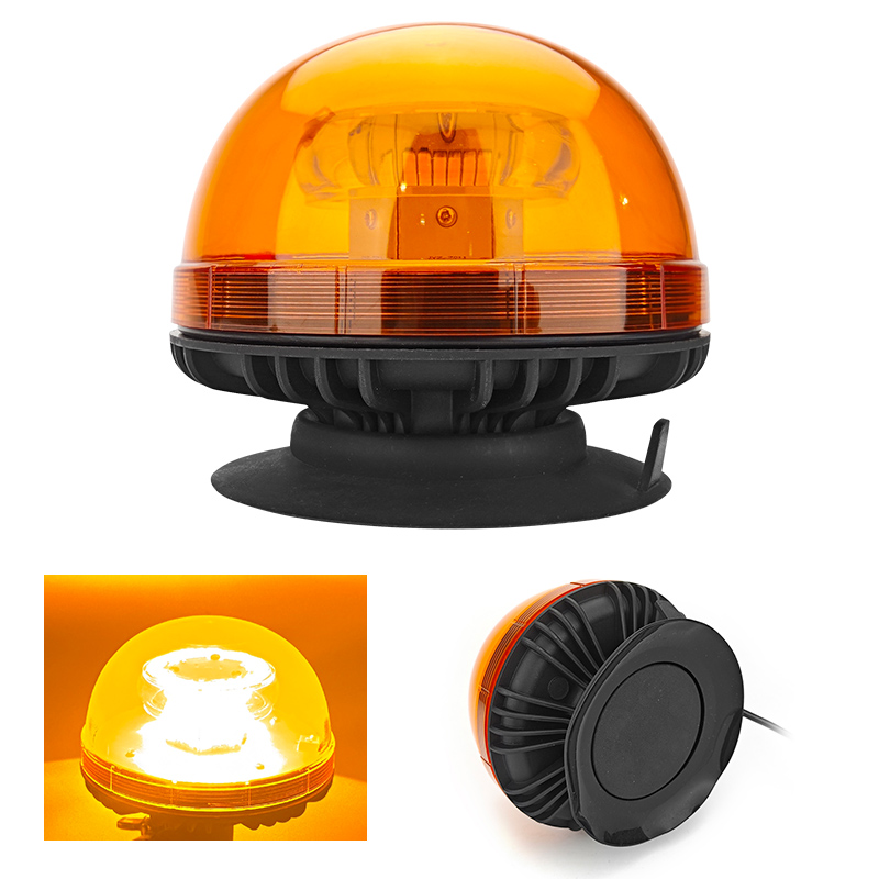 Amber LED beacon lamp for road safety Multi Function LED Beacon Lights With Din Pole Mount For Trucks