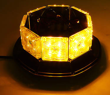 32-LED Magnetic Mount Amber Warning Strobe for Trucks