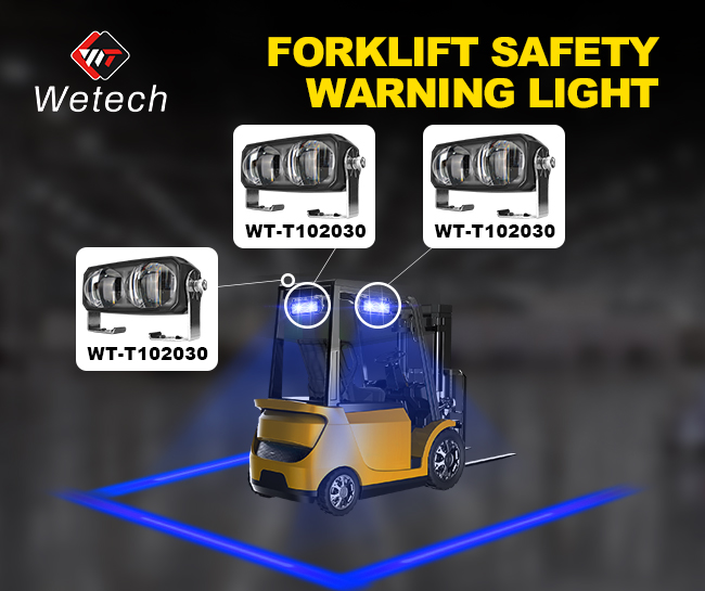 Enhancing Forklift Safety with High-Visibility Warning Lights