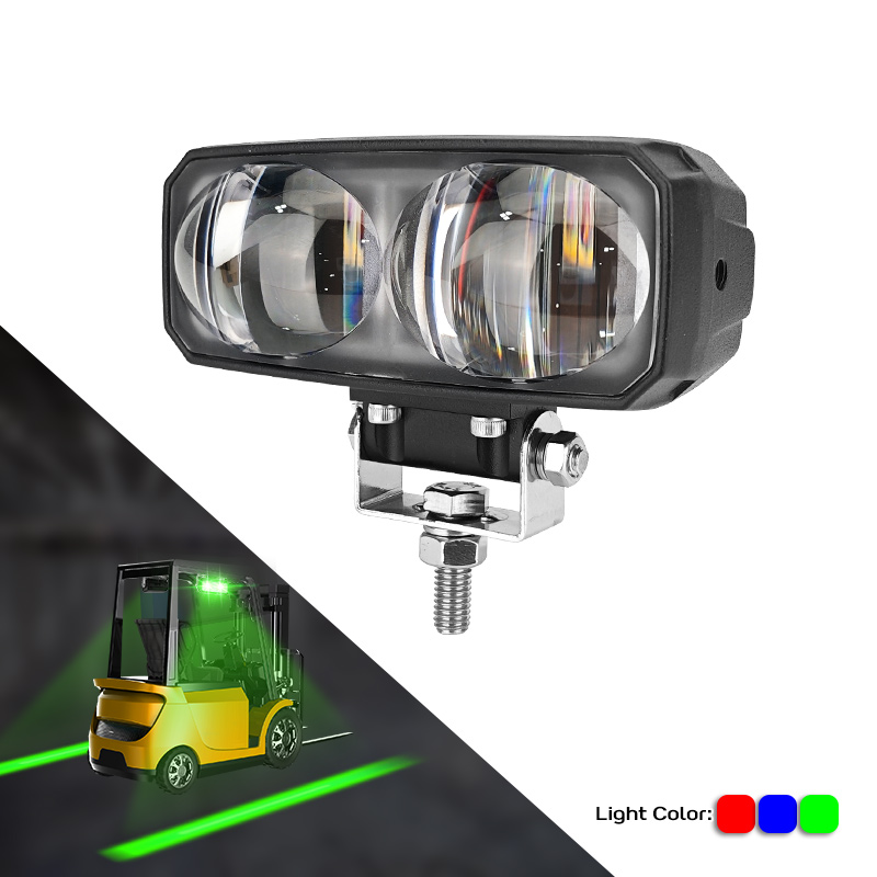 IP67 Forklift  Red Beam Zone Safety Warning Light