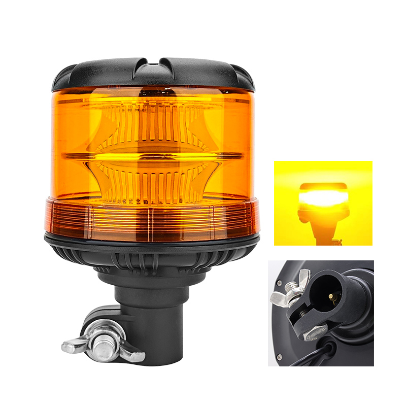 LED Signal Beacon Lamp with Din Pole Mount for Temporary Warning
