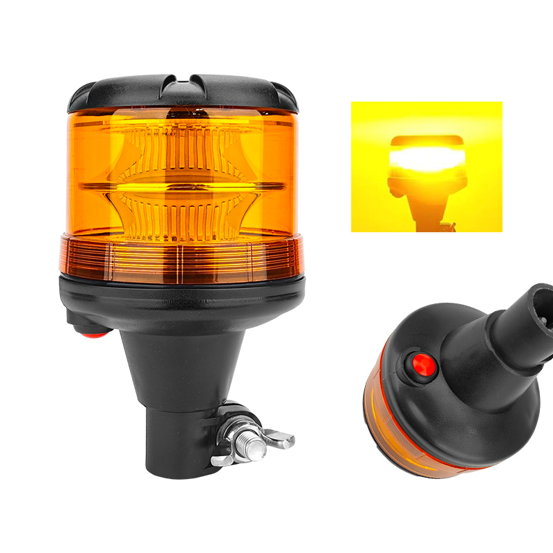 LED Signal Beacon Lamp with Din Pole Mount for Temporary Warning
