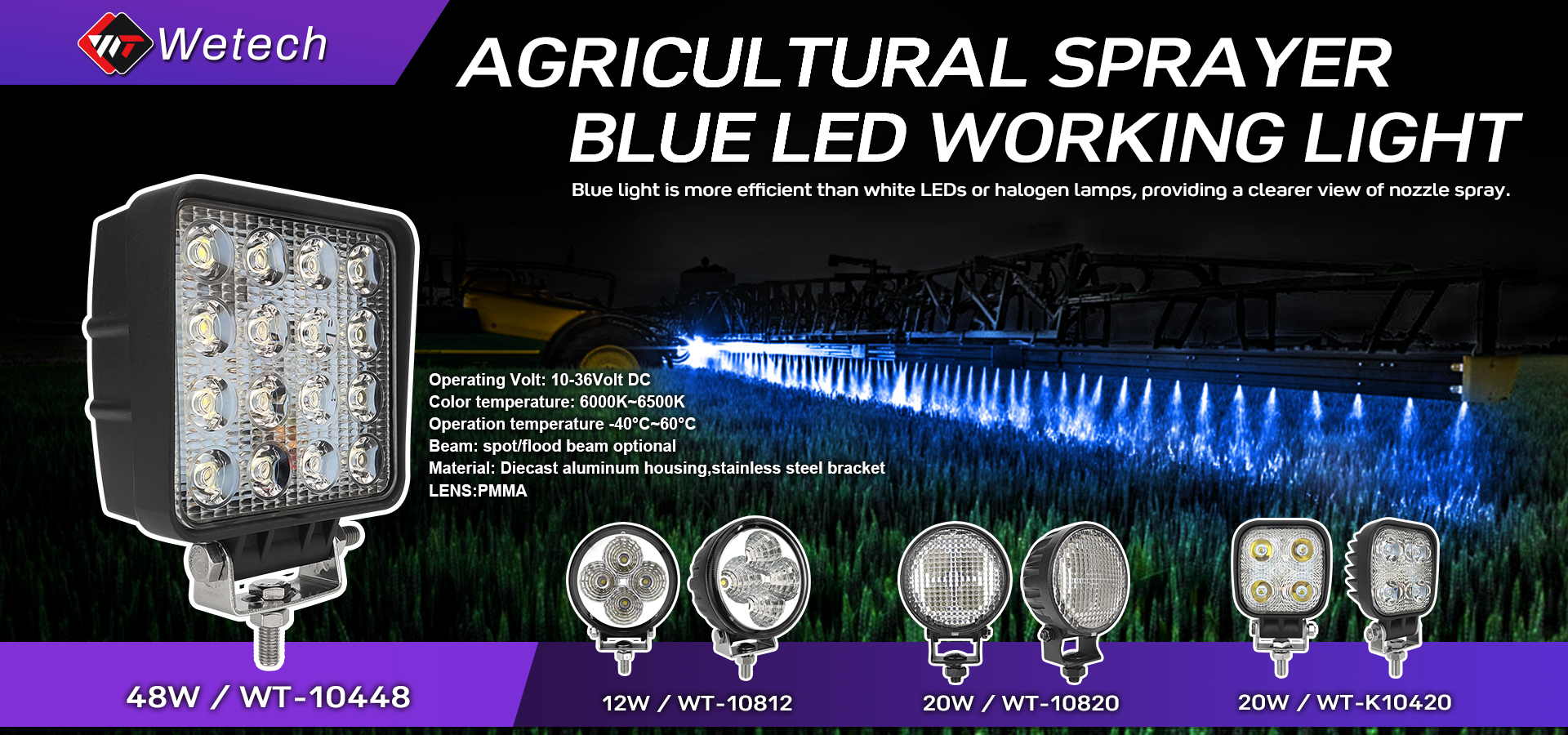 75W Off Road Auxiliary Light