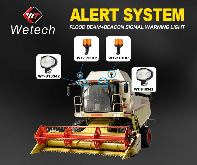 Agricultural Vehicle Lighting Alert System Solution from Wetech