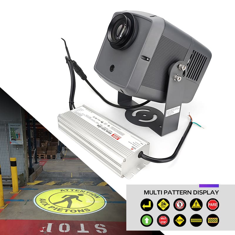 IP65 Waterproof 320W Warehouse Logo Indoor Gobo Projection Light