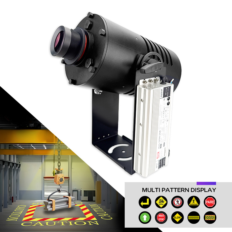 Indoor Logistics Warehouse 320W Customized Gobo Projection Light