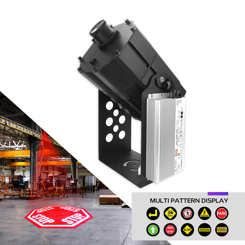 600W heavy duty gobo projector light IP65 weatherproof for warehouse signage and logo illumination