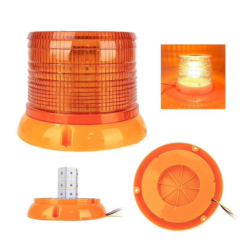 LED Signal Beacon Lamp with Din Pole Mount for Temporary Warning