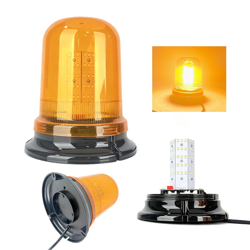 LED Signal Beacon Lamp with Din Pole Mount for Temporary Warning