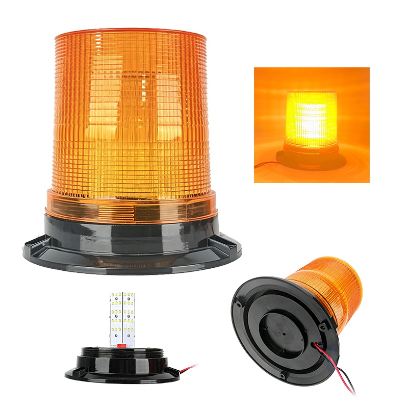 LED Signal Beacon Lamp with Din Pole Mount for Temporary Warning