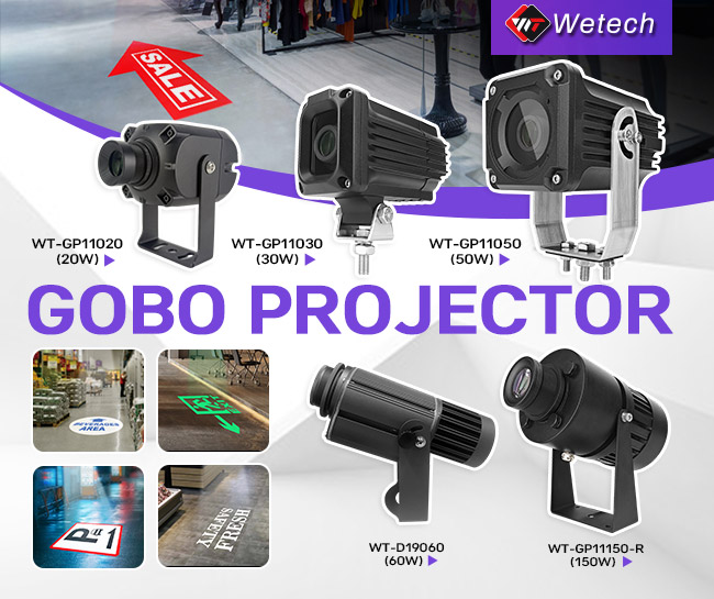 LED Gobo Projector | Custom Logo Projection Light For Commercial Advertising