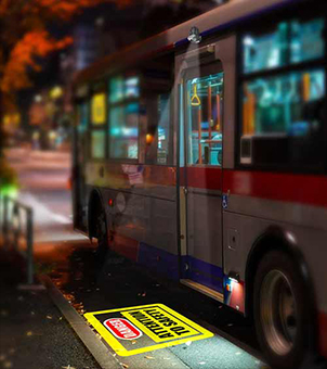 Transportation logo light