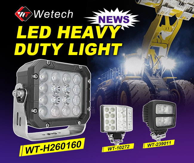 LED Heavy-Duty Work Lights for Off-Road & Industrial Vehicles