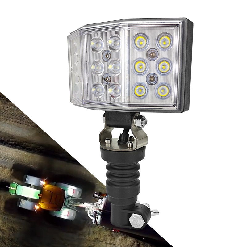 240° wide angle IP67 pipe mount 54W work light