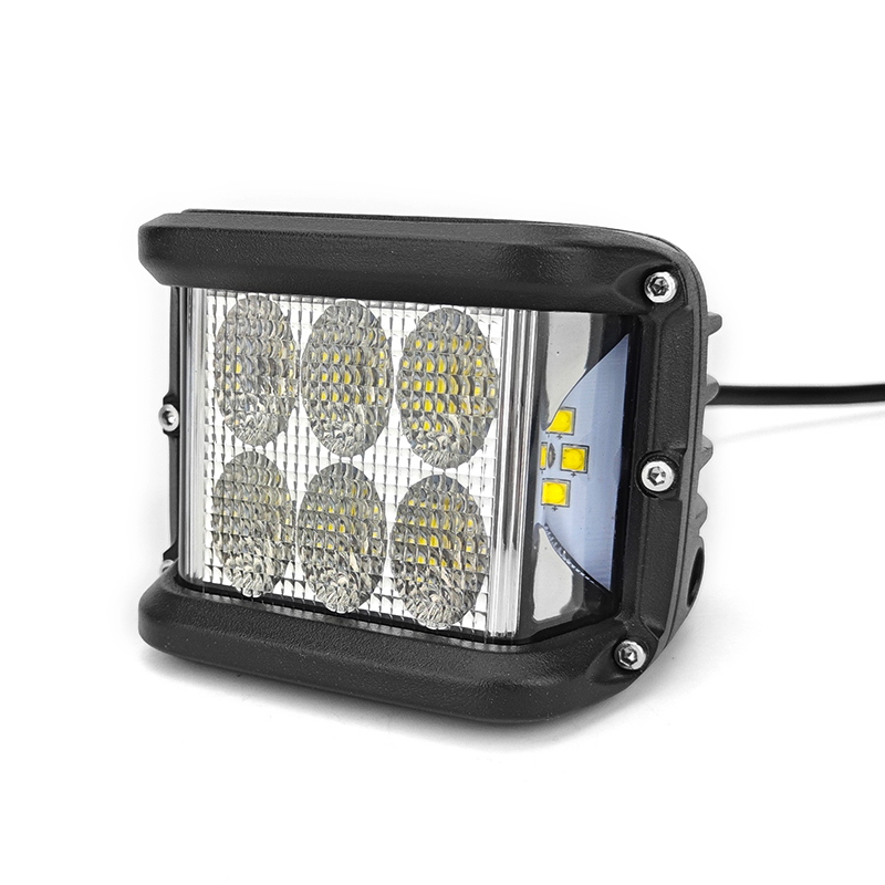 36W IP67 LED Work Light Amber Flashing Warning Light 10‑36V DC