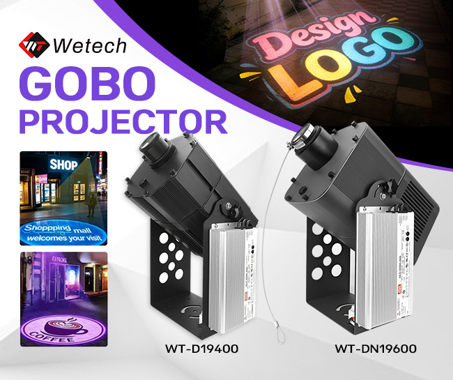 Wetech LED Gobo Projector | Custom Logo Projection Light