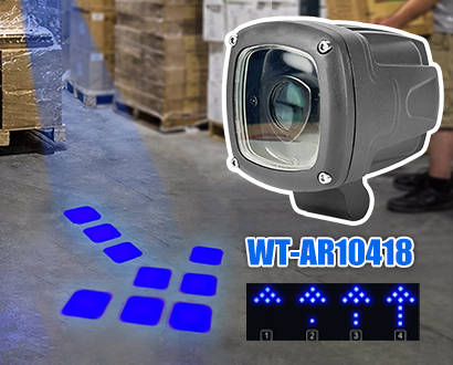 Wetech Upgrades Forklift Safety with New WT-AR10418 Blue Arrow Light