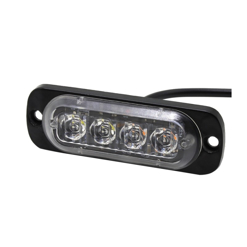 WETECH 2" LED Strobe Lights Vehicle Side Marker Surface Mount